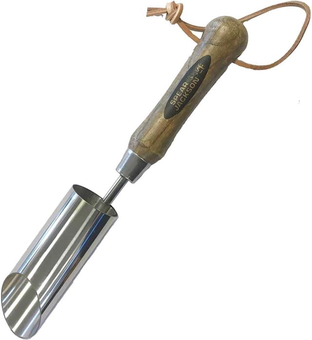 Spear & Jackson 5100BP Plantoir à bulbes INOX, tête Tubulaire 40 mm