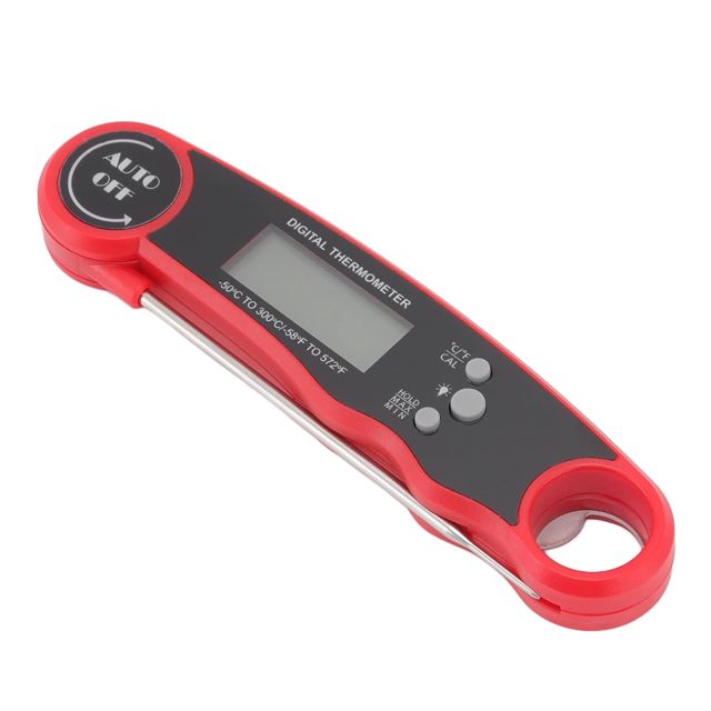 Thermomètre Alimentaire Numérique, Rétro-éclairage Magnétique pour Cuisine, Grillades en Plein Air, Sonde de Viande avec