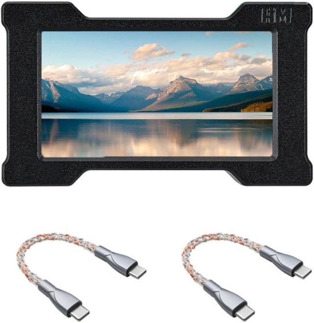 HM USB Hub 2-en-3 Taux D'Interrogation Vrai 8K avec Boîtier en Métal MMT avec Câble C à C RGB 2X avec Lumière RGB A