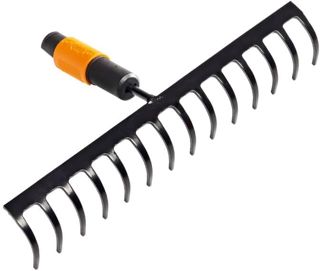 Fiskars Râteau à 16 dents, Tête d'outil QuikFit, Largeur: 40 cm