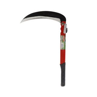 A2ZWORLD Faucille Pliable 39cm, Jardinage Multifonctionnel, Faucille à Herbe pour Désherbage, Faucille de Sécurité Portable pour Randonnée d'Urgence, Outil de Faucille, Lame 21cm