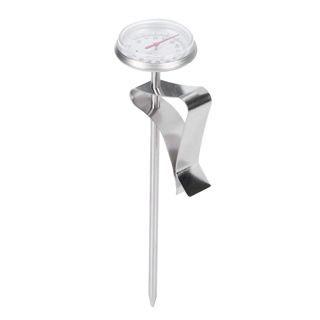 Thermomètre de Cuisine 5,5 Pouces, Cadran Acier Inoxydable avec Crochet