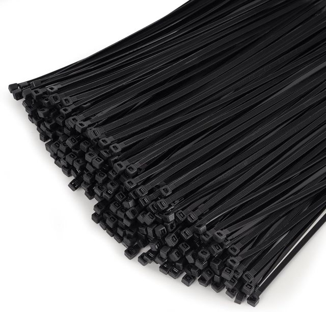 Collier de Serrage, Serflex Noir Resistant à La Traction De 18kg, Professionnelles Attache Câble Durable Résistant au UV Pour cable management, Jardinage, Atelier (100/150/200/300mm(1000 pièces))