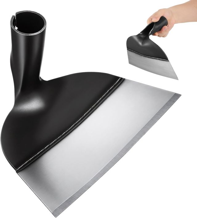 Healeved Houe De Jardin en Acier Remplaçable Outil De Désherbage pour Jardinage Professionnel sans Poignée 9.3 Pouces X 5.9 Pouces Outil Agricole Polyvalent pour Creuser Et Aérer Le Sol