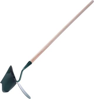 KADAX Botteuse, Botteuse en Acier, Cultivateur avec Manche en Bois, Charrue à Main, Soc de charrue, Botteuse de Pommes de Terre, Outil de Jardin pour buttage de Pommes de Terre et légumes