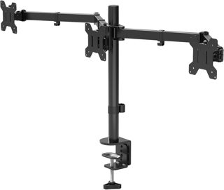 BONTEC Support Ecran PC Triple 3 Écrans, 13-24 Pouces, 10 kg par Bras