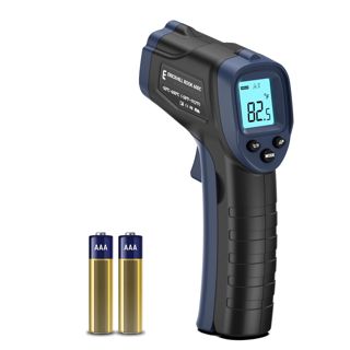 ERICKHILL Thermomètre infrarouge -50 ℃ ~ 600 ℃ Taille compacte Thermomètre laser sans contact Pistolet Écran LCD rétroéclairé Émissivité réglable - pour réparation de véhicules/cuisine/alimentation