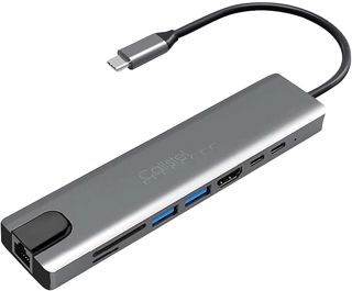 Hub USB-C avec 2 Ports USB 3.0 / USB-C/HDMI/Lecteur de Cartes [Callstel]