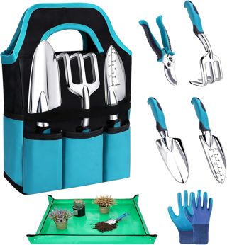 auvstar Kit à Outils de Jardinage, 7 Pièces