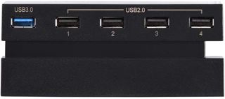 Bewinner Hub USB pour, 5 Ports/Multi-Ports/Profil Bas/Installation Facile/Hub Élégant ABS Hub pour Console De Jeu avec USB 3.0 Et Port USB 2.0