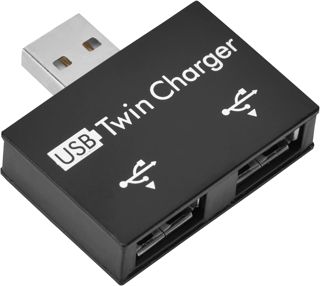 Hub Usb 2.0, Adaptateur Mini 2 Ports Mâle vers Femelle