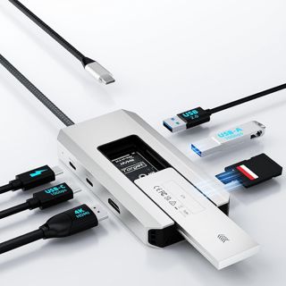 WAVLINK Hub USB-C 10 Gbit/s avec Port SSD M.2 PCIe/SATA, HDMI, 100 W -PD, USB-A&C 3.2/2.0, SD & TF, Compatible avec MacBook/Chromebook/Dell/HP/Lenovo