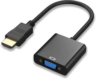 YLK Adaptateur HDMI à VGA, 1080p 60Hz HDMI à VGA Conventeur pour PC, Ordinateur Portable, HDTV, Projecteur, Ordinateur, Xbox, Moniter (Noir)