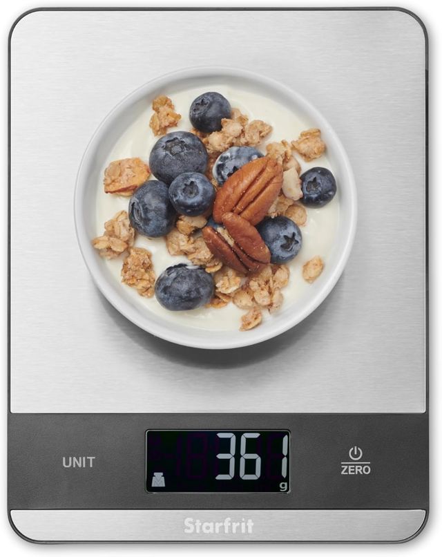 Starfrit Balance de cuisine numérique en acier inoxydable Capacité 11 lbs