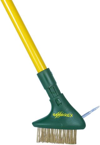 Tête de rechange pour balai d'extérieur avec harpon herbicide métallique | Balai en acier de rechange pour le nettoyage du jardin