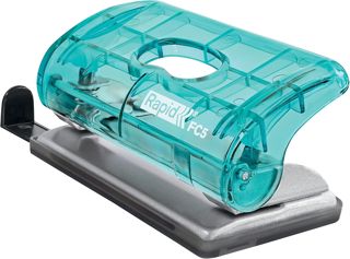 Rapid - Mini Perforatrice 2 Trous, Capacité 10 Feuilles, Maison / Bureau / École, Gamme Colour'Breeze, Lavande, 5001334