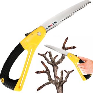 KOTARBAU Scie Pliante 175 mm scie de Jardin scie à Main scie à Arbre scie à Bois pour scier des Branches d'arbres