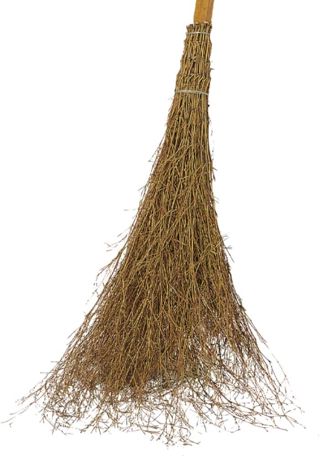 VERDELOOK Balai en bambou, 31x250x15 cm, 15 branches, pour le nettoyage du jardin