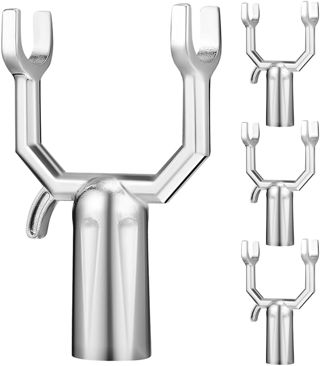 HEMOTON Système de support de branche d'arbre - Lot de 4 fourches en métal - Support de branche pour arbres fruitiers - Résistant - Pour jardins