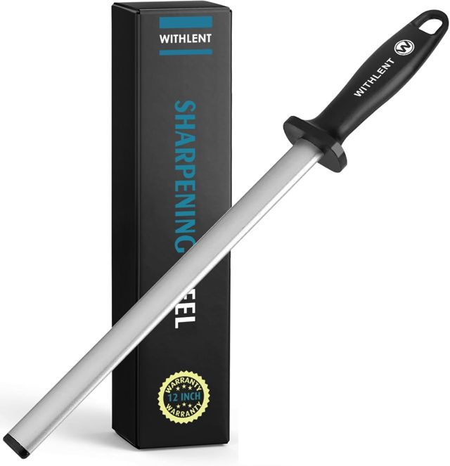 Aiguiseur de Couteaux Diamant - 30 cm Fusil a Aiguiser Professionnel