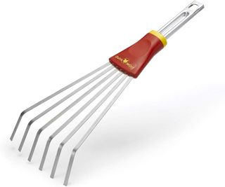Outils Wolf, Petit Balai à Main à Dents Plates Multi-Star, LDM Argent/Orange Version Amazon Exclusive