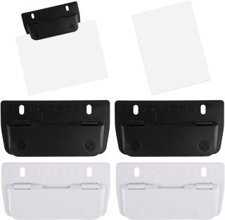 4 Pieces Mini Perforatrices de Poche à Classer pour École, Bureau, Maison
