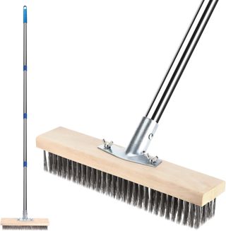 Balai Métallique Robuste avec Manche Télescopique (160cm)