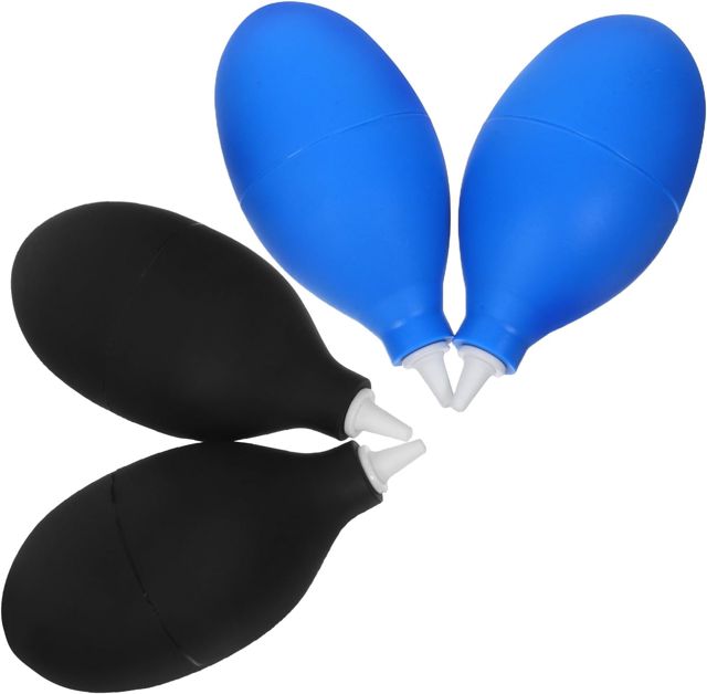4 Pièces Souffleur Manuel pour Nettoyage en Silicone