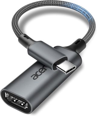 Acer Adaptateur USB-C vers HDMI 4K@60Hz,HDMI 2.0 Compatible Thunderbolt 3/4