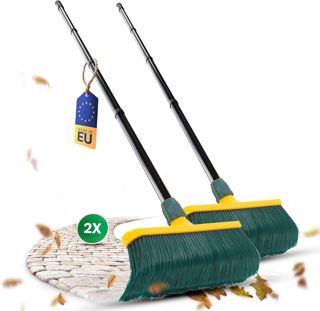 Novaliv Balai à Griffes avec Manche de 40 cm Idéal Comme Balai de Jardin