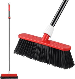 Mitclear Balai Brosse Exterieur pour Terrasse, Manche Télescopique 145cm