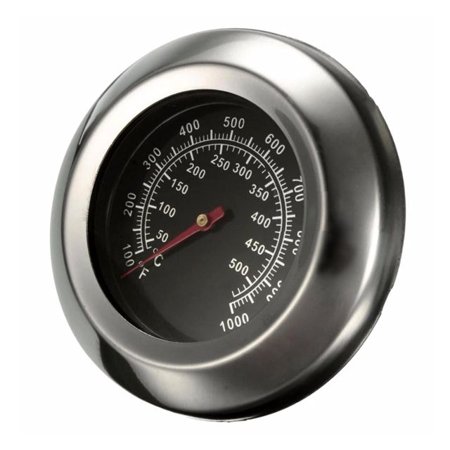 Aramox Thermomètre à Four Thermomètre à Viande Plage de Températures Larges 50-500 ℃ 100-1000 ℉ Acier Inoxydable Portable pour la Cuisine de Cuisson du Barbecue Fumeur