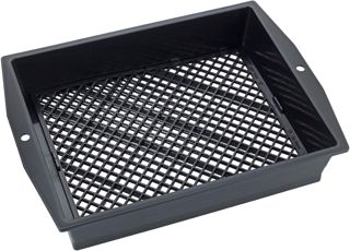 Maximex Tamis de jardin avec passoire réglable, tamis de jardin avec surface extra large pour filtrer les pierres, les racines et les feuilles, aide au jardin pour la récolte