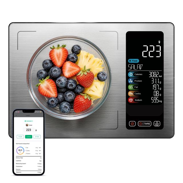 Balance de cuisine intelligente avec comptage des calories