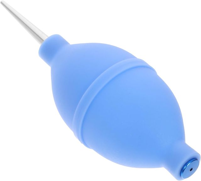 Souffleur D’air de Nettoyage, Long Bec Bleu, Silicone Alliage