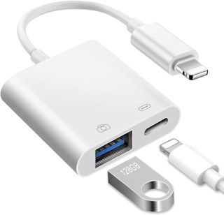 [Certifié Apple MFi] Adaptateur Lightning USB OTG pour Clé USB, Lecteur de Cartes, Souris, Clavier, Microphone