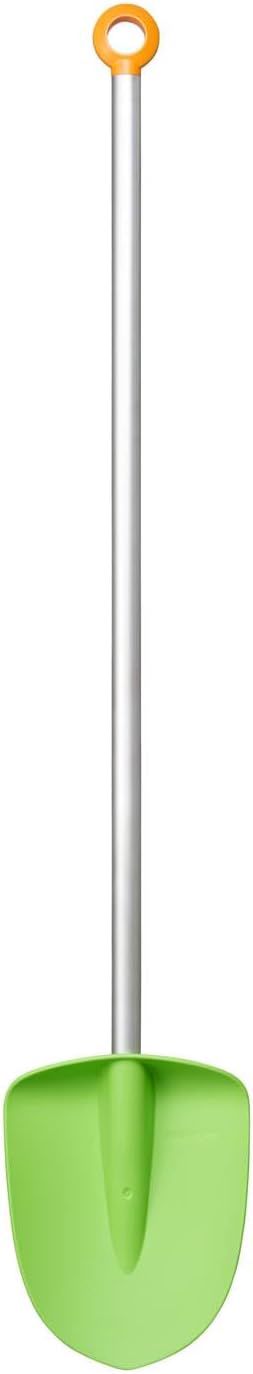 Fiskars Bêche pour enfant, Longueur: 91 cm, Tête en plastique/Manche en aluminium, Vert/Orange, My First Fiskars, 1001420