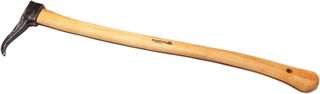 Sapie à main forgé – avec gefirnistem Manche en frêne 80 cm – Poids de la tête 600 g, poids total 1000 g – krump bois jardin Appareil