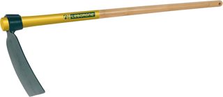 Leborgne Houe Duopro 12 cm Vert Manche Bois 110 cm Acier Forgé 2 en 1