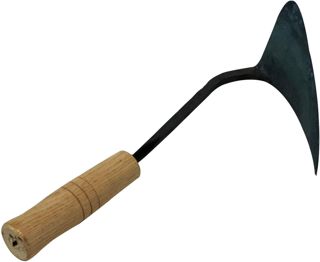 Authentic YOUNGJU HOMI - Hand Gardening Hoe for digging soli, removing weeds & other gardening (Left-Handed)
