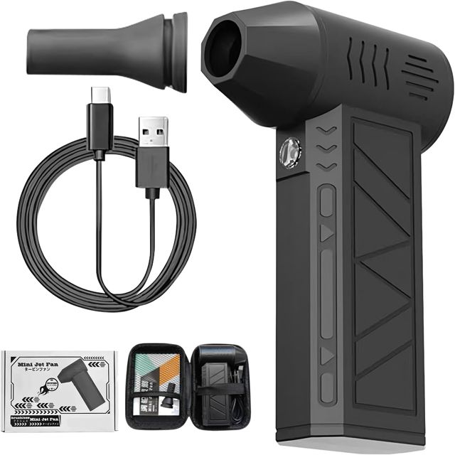 Souffleur Turbo Ventilateur de Poche Extérieur Air Comprimé Anti-Poussière