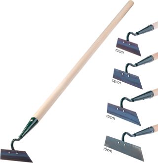 KADAX Serfouette de Jardin pour desserrer aérer et Jeter Le Sol, pour Jardin, Feuille en métal, Accessoires de Jardin, pioche pour désherber Les Mauvaises Herbes, Herbes Arbeitsbreite: 16 cm