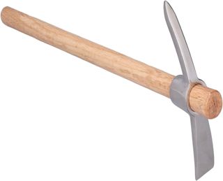 Houe En Acier Inoxydable Avec Manche En Bois, Haches Pioche de Jardinage