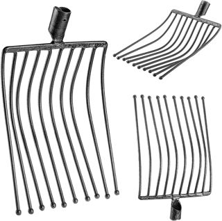 KADAX Fourchette à pommes de terre sans manche, fourchette à betterave en acier robuste, fourchette à pierre, fourchette à pierre, fourchette métallique, fourchette à foin