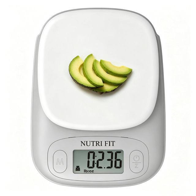 NUTRI FIT Mini balance de cuisine numérique en plastique ABS