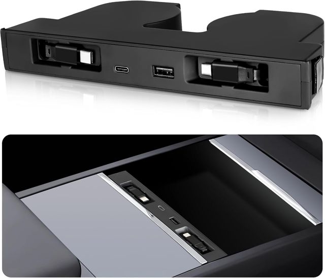 Hub USB pour Tesla Model Y Juniper 3 Highland Y L avec double type