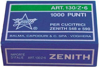Zenith 129252 Lot de 100 Agrafes métalliques universelles