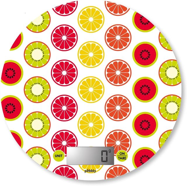 Pebbly 88-8033A Agrumes Balance de Cuisine Electronique Rond