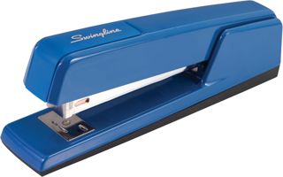 Swingline Agrafeuse de bureau classique 747, capacité de 30 feuilles, métal, bleu roi (74724)