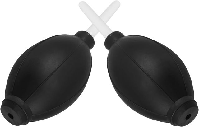 2 Pièces Souffleur D'air Manuel, Caoutchouc Noir